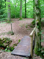 Diese Bruecke fuehrt sicher ueber die Quarmke.